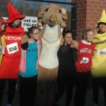 Rammy taking a picture with some of the racers.