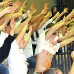 The Inferno livens up the game by doing a roller coaster. The Inferno livens up the game by doing a roller coaster.