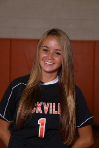 Miller in her soccer uniform. Photo courtesy of the Yearbook staff.