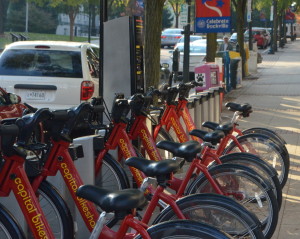 New Capitol BikeShare stations are spread out in many places across Rockville including Twinbrook Park and Rockville Town Square. New Capitol BikeShare stations are spread out in many places across Rockville including Twinbrook Park and Rockville Town Square.