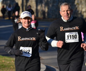 RHS Principal Billie-Jean Bensen and runner Don Marette race by. Bensen ranked 71 out of a total of 163 total runners that were ranked. RHS Principal Billie-Jean Bensen and runner Don Marette race by. Bensen ranked 71 out of a total of 163 total runners that were ranked.
