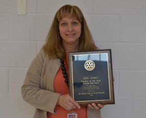 Resource teacher Julie James was awarded 