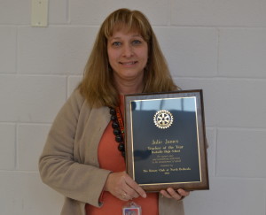 Resource teacher Julie James was awarded Resource teacher Julie James was awarded
