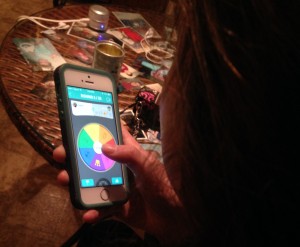 A student plays Trivia Crack from her home. The game has caught on in mass popularity amongst Smart Phone users, including teachers. --Tayor DeAth