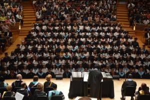 The Class of 2014 awaits their walk across the stage at Strathmore Hall May 27, 2014. The students that graduated last year were part of the 89.7 percent of MCPS students able to graduate on time. --Mercy Fosah