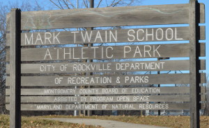 This park, belonging to Mark Twain MS, now known as the Blair G. Ewing Center, is near the site of the proposed bus depot. The middle school holds an alternative-education program that might be moved to another location. --Camila Torres