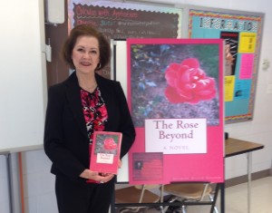 Freelance writer Sharon Allen Gilder gets to write a lot of different styles. Gilder visited RHS with her novel "The Rose Beyond," pictured above. --Alexander Nagy Freelance writer Sharon Allen Gilder gets to write a lot of different styles. Gilder visited RHS with her novel "The Rose Beyond," pictured above. --Alexander Nagy