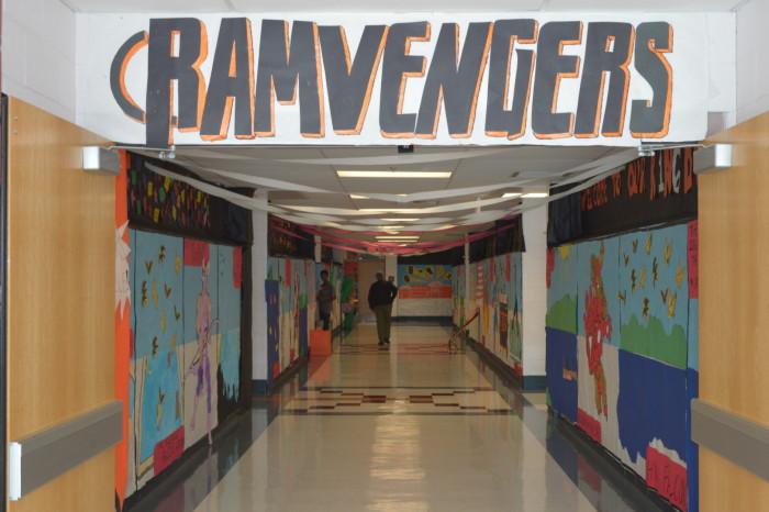 The Senior class of 16' took on an Avengers theme.